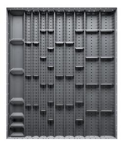 Bott cubio deep plastic trough kit A for drawers 650x750mm Bott Cubio Tool Storage Drawer Units 650 mm wide 750 deep 43020037 